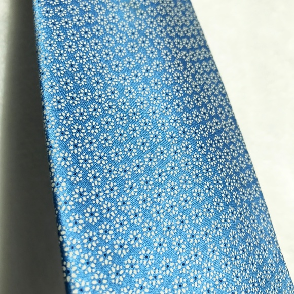 Ermenegildo Zegna Tie FLOWER POWER Blue pattern - Picture 7 of 8